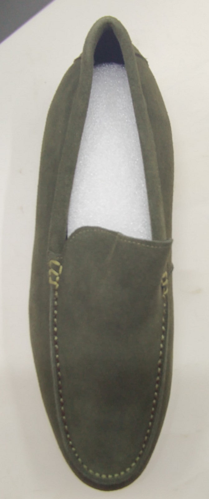 Snover AL6-10 Green Suede Loafers Men's Slip-On Dress Casual Shoes