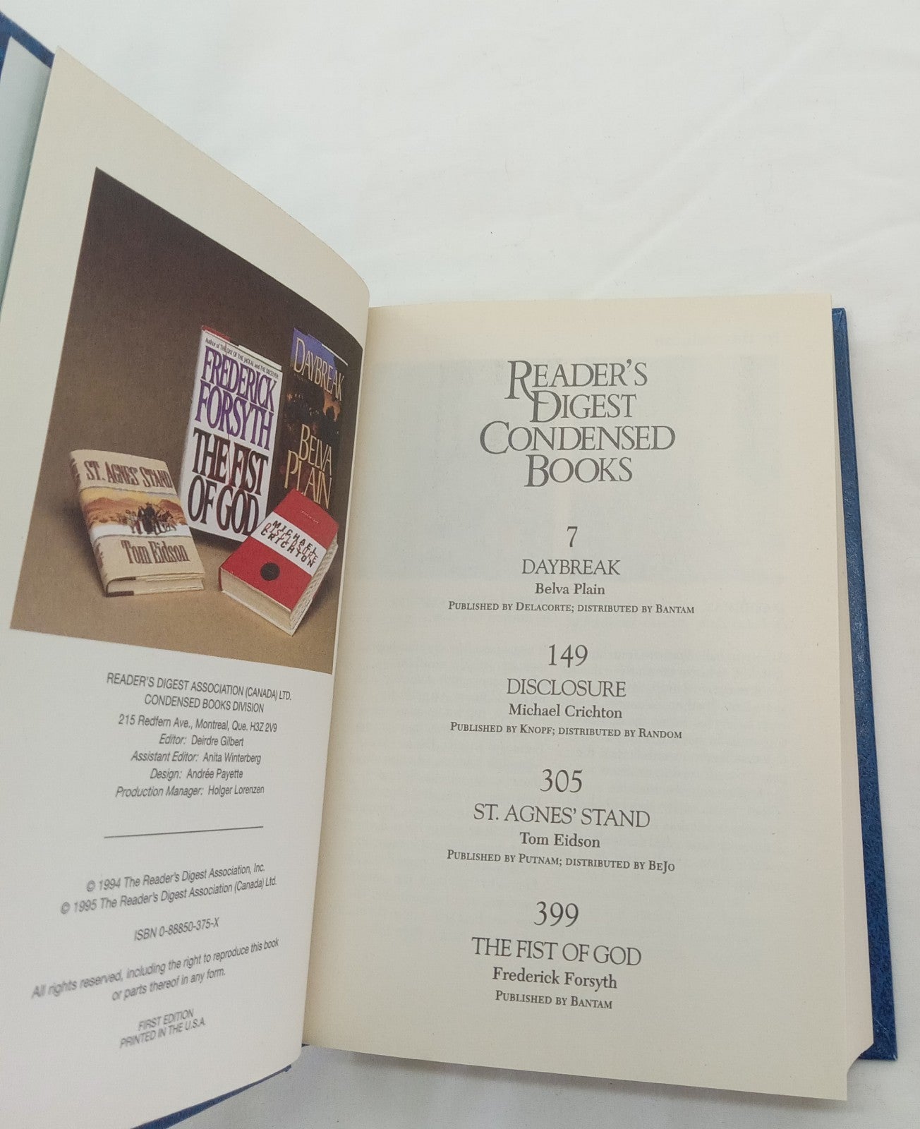 Reader's Digest Condensed Books 1995 | Leather Bound HC w/ Gilt Edges NM