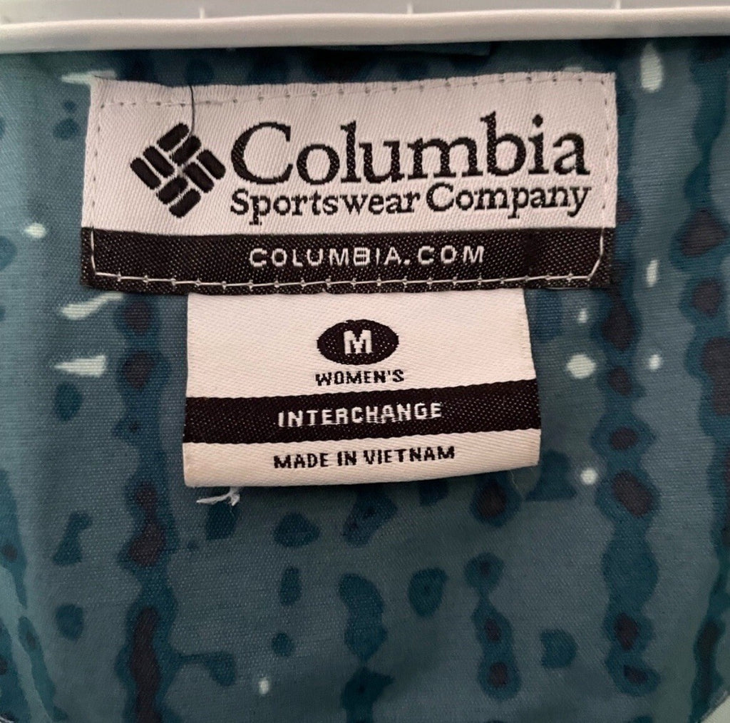 Columbia Bugaboo Blue Winter Jacket Medium Ski Outdoor Waterproof Hooded