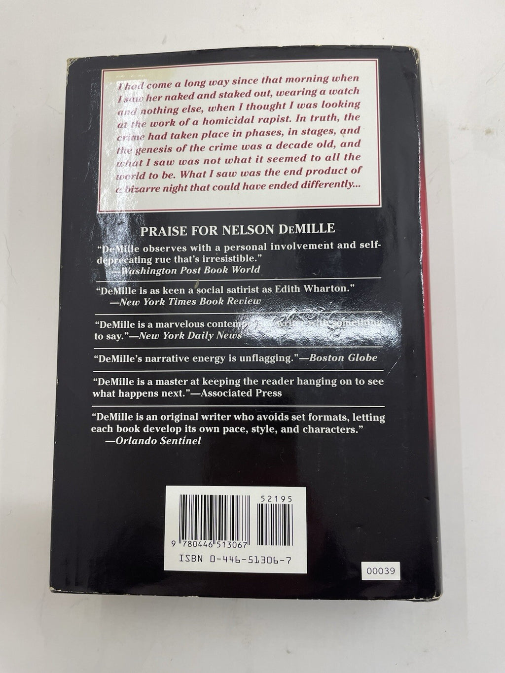 The Generals Daughter Hardcover Novel By Nelson Devilled