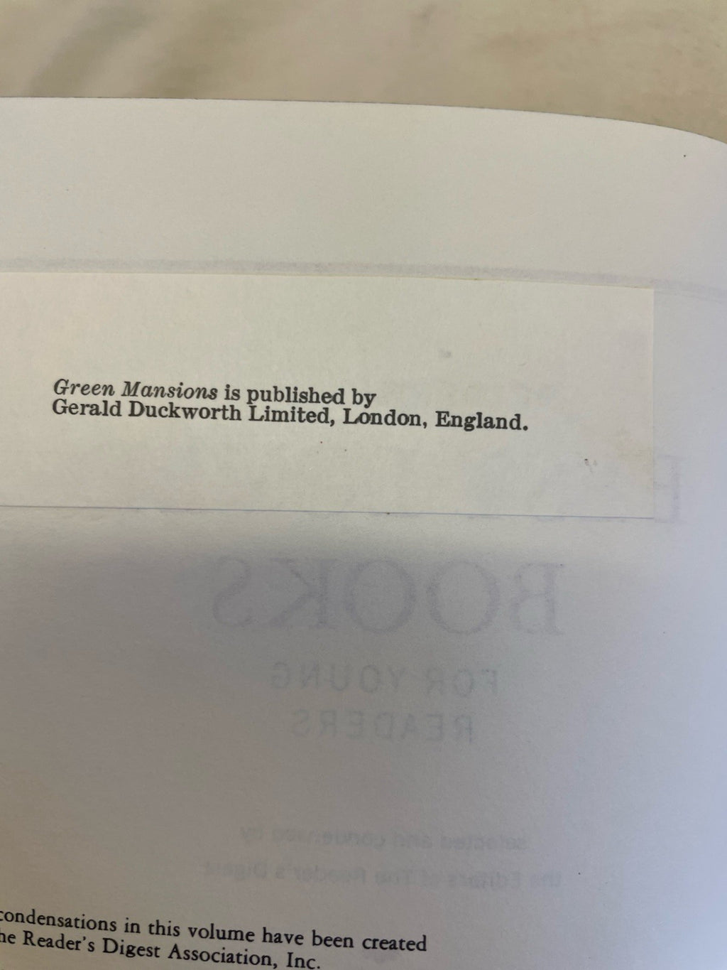 Readers Digest Best Loved Books For Young Readers Vol 7 1969 NM