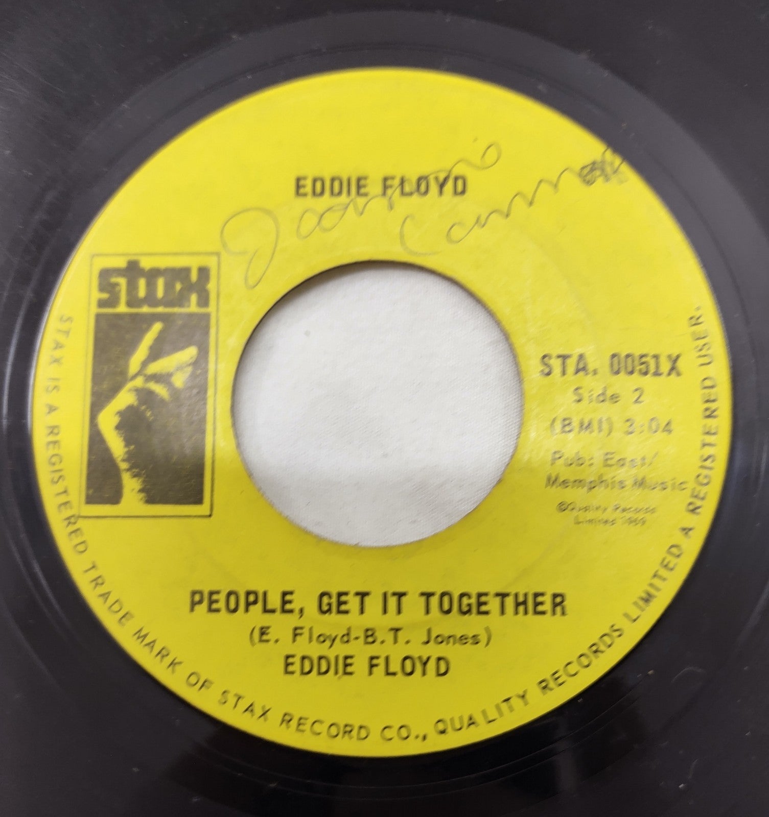 Eddie Floyd – Why Is The Wine Sweeter 7” Stax STA-0051X Canada 1969