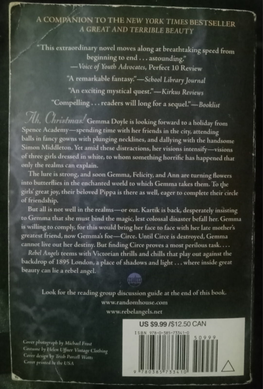 Rebel Angels by Libba Bray – 2006 PB YA Fantasy Trilogy Novel VG+