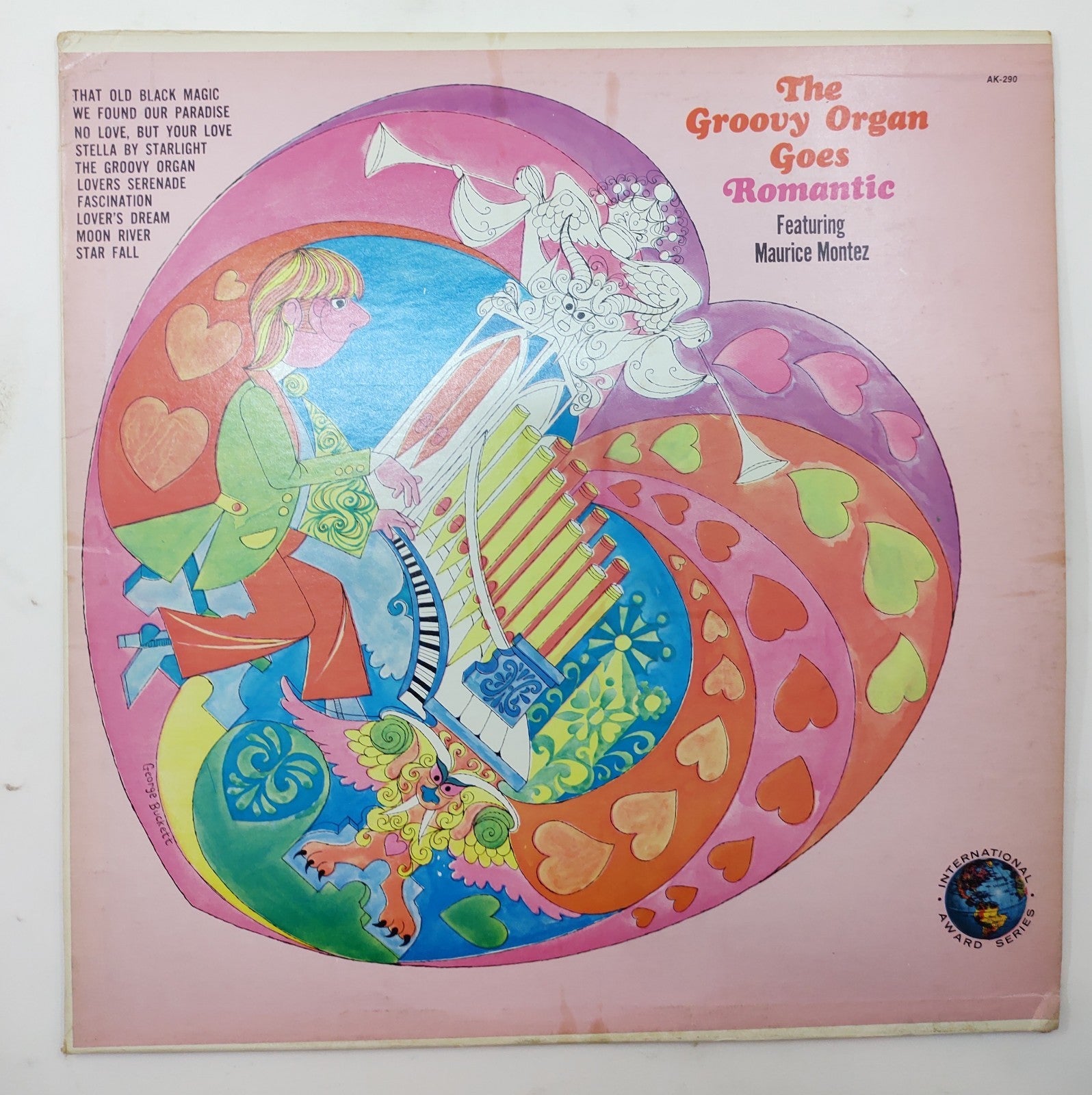 Maurice Montez - The Groovy Organ Goes Romantic" Vinyl LP (Design DLP-265, 1966)