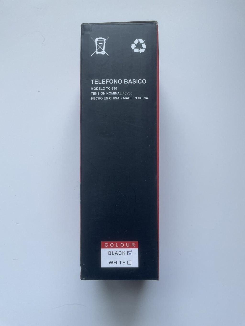 TC-990 Black Desk Phone – Corded Office Telephone with Multi Functions