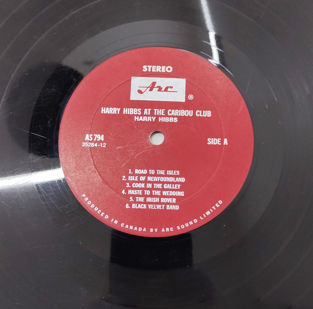 Harry Hibbs – At The Caribou Club (1968) Vinyl LP ARC AS-794 Newfoundland