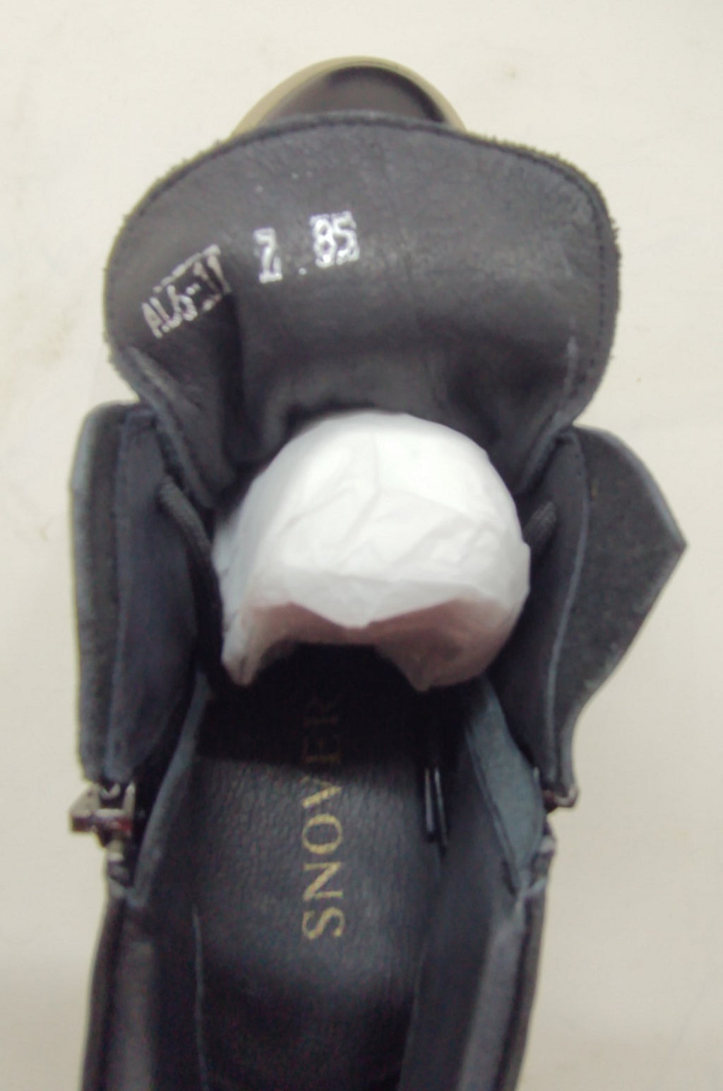 Snover AL6-11 Black Leather Ankle Sneakers Men's Casual Luxury Shoes