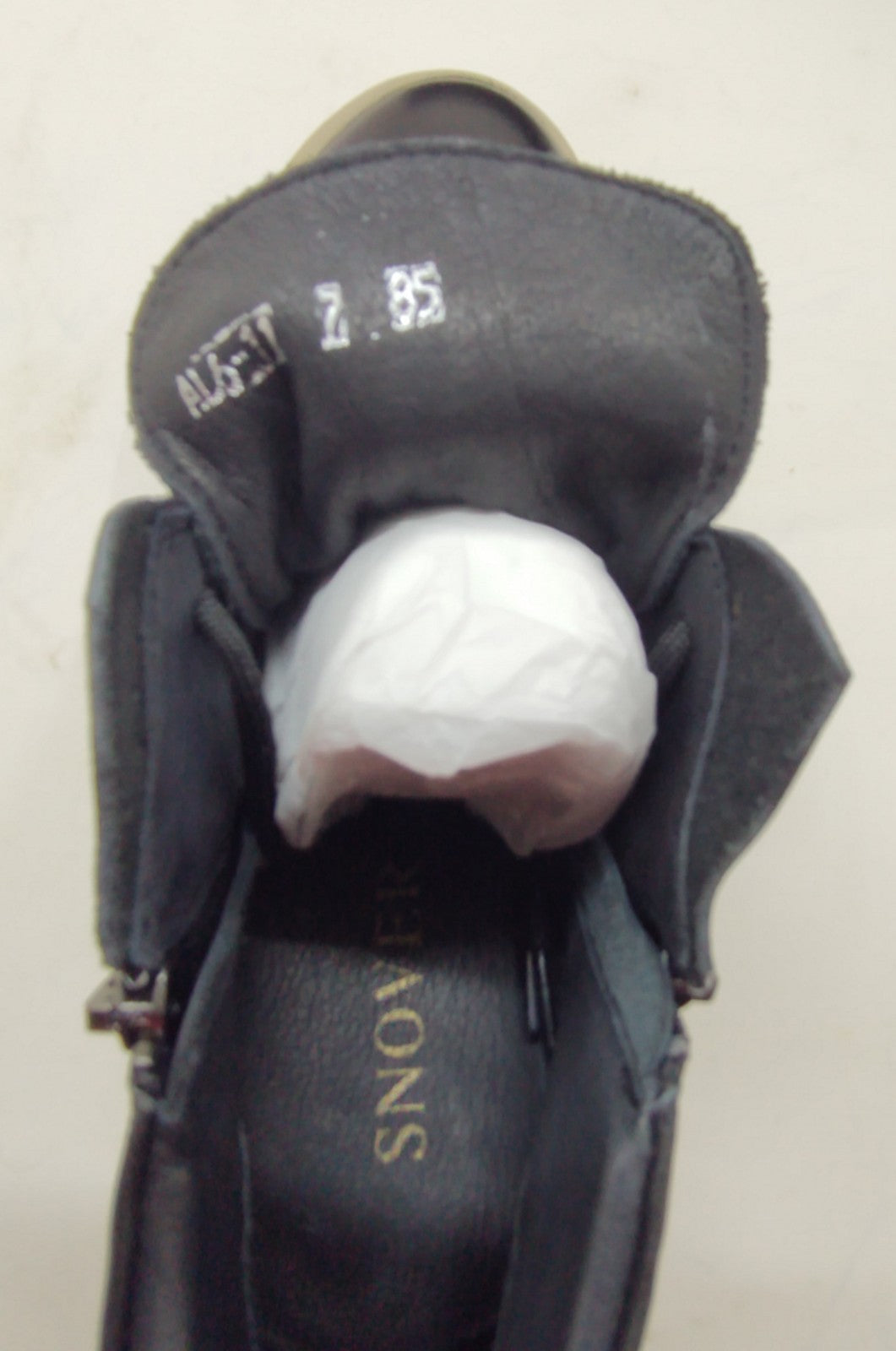 Snover AL6-11 Black Leather Ankle Sneakers Men's Casual Luxury Shoes