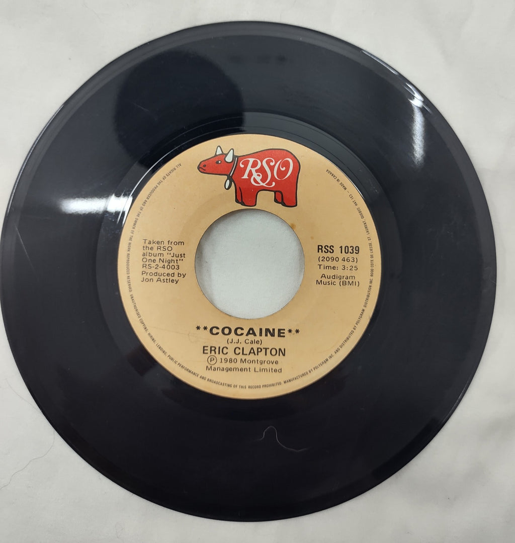 Eric Clapton - Tulsa Time (Live) RSO Records 7" 45 RPM RSS 1039 1980