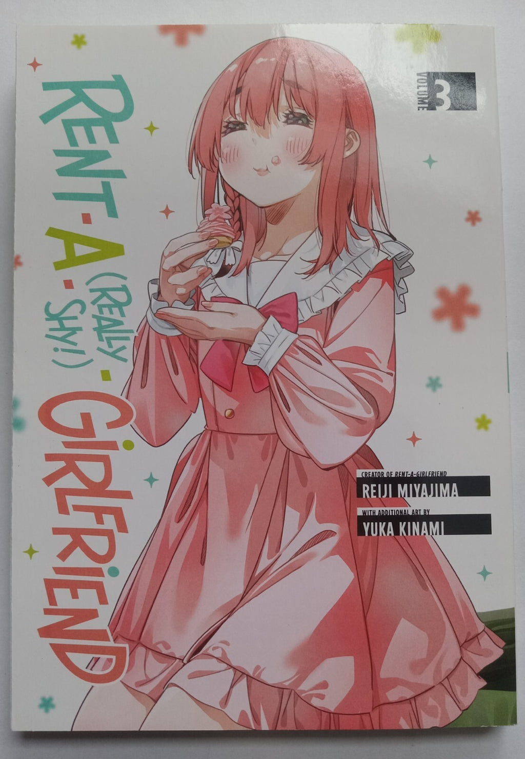 Rent-A-(Really Shy!)-Girlfriend Vol. 3 Manga Comic Book by Reiji Miyajima (VG+)