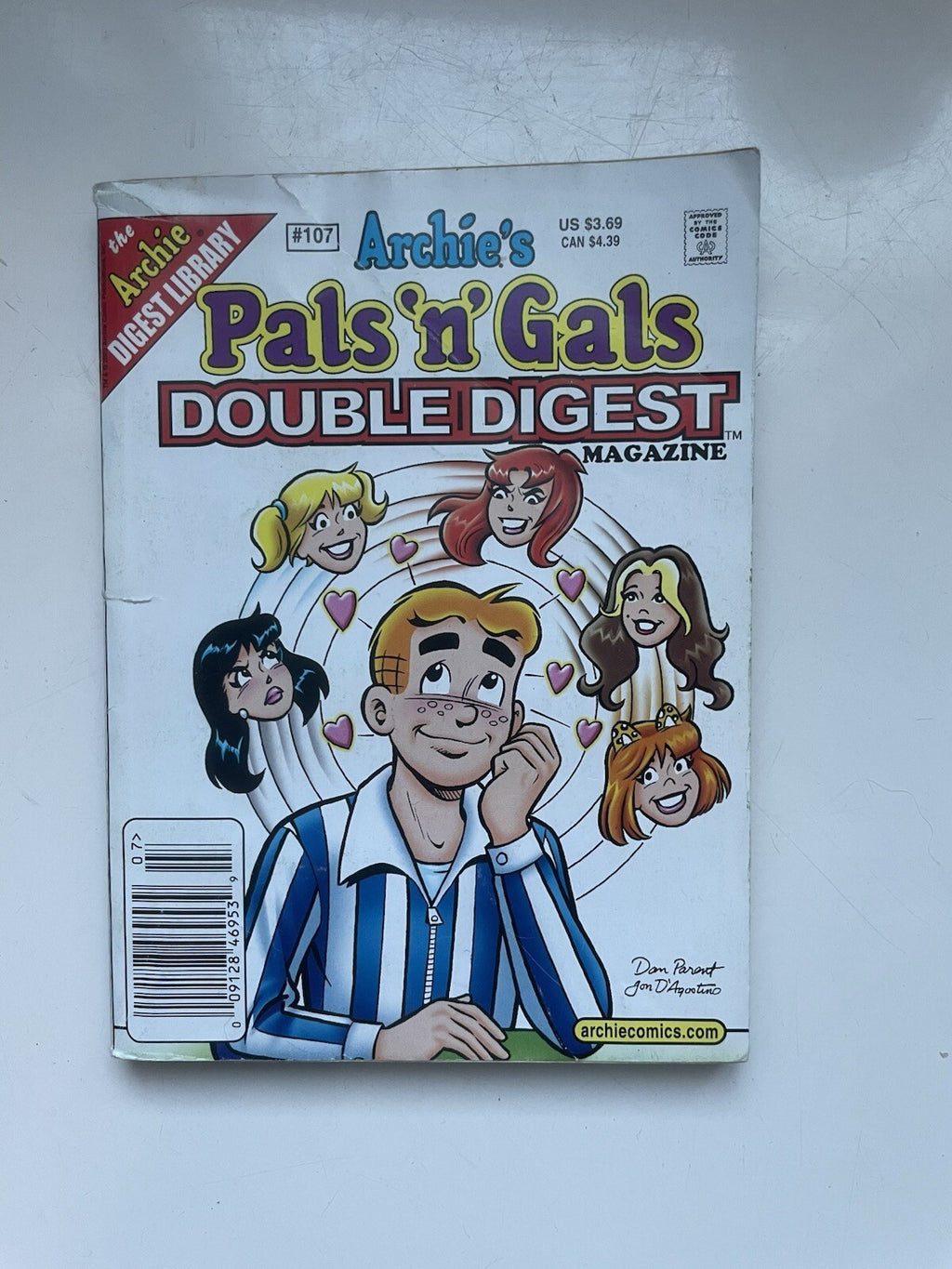 Archie’s Pals & Gals Double Digest #107 2007 Teen Romance Comedy