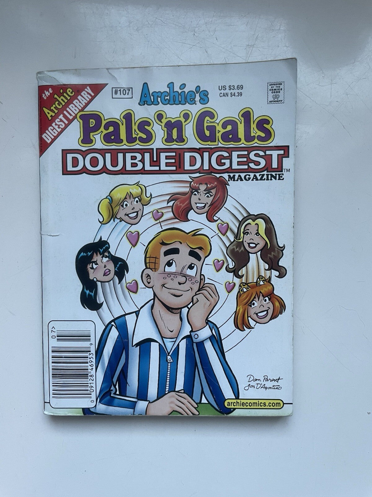 Archie’s Pals & Gals Double Digest #107 2007 Teen Romance Comedy