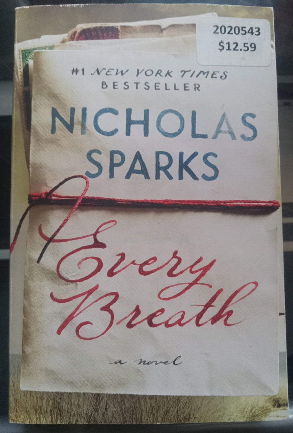 Every Breath by Nicholas Sparks PB Romance Love Story Bestseller