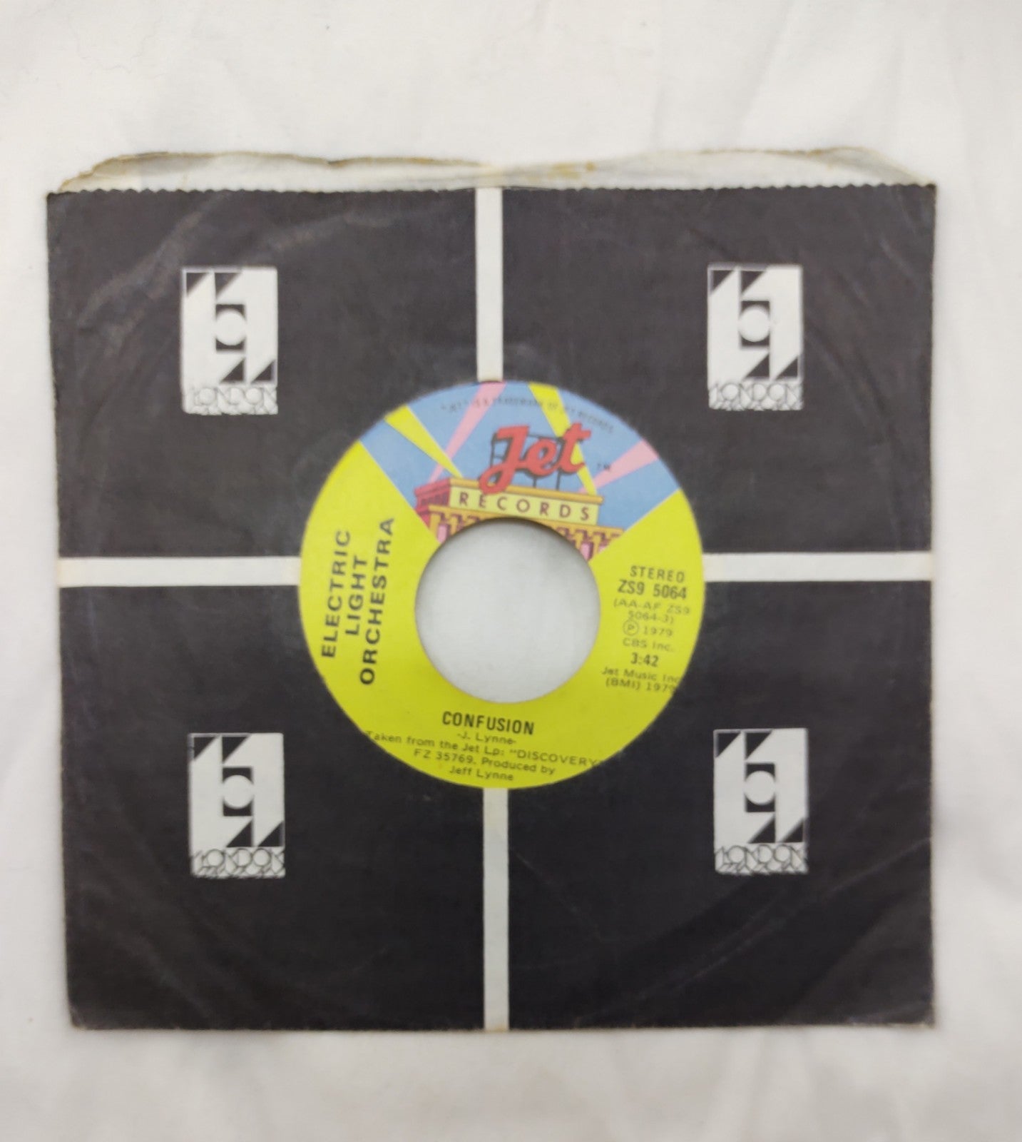 Electric Light Orchestra – Confusion 7” Jet ZS9 5064 Canada 1979 ELO