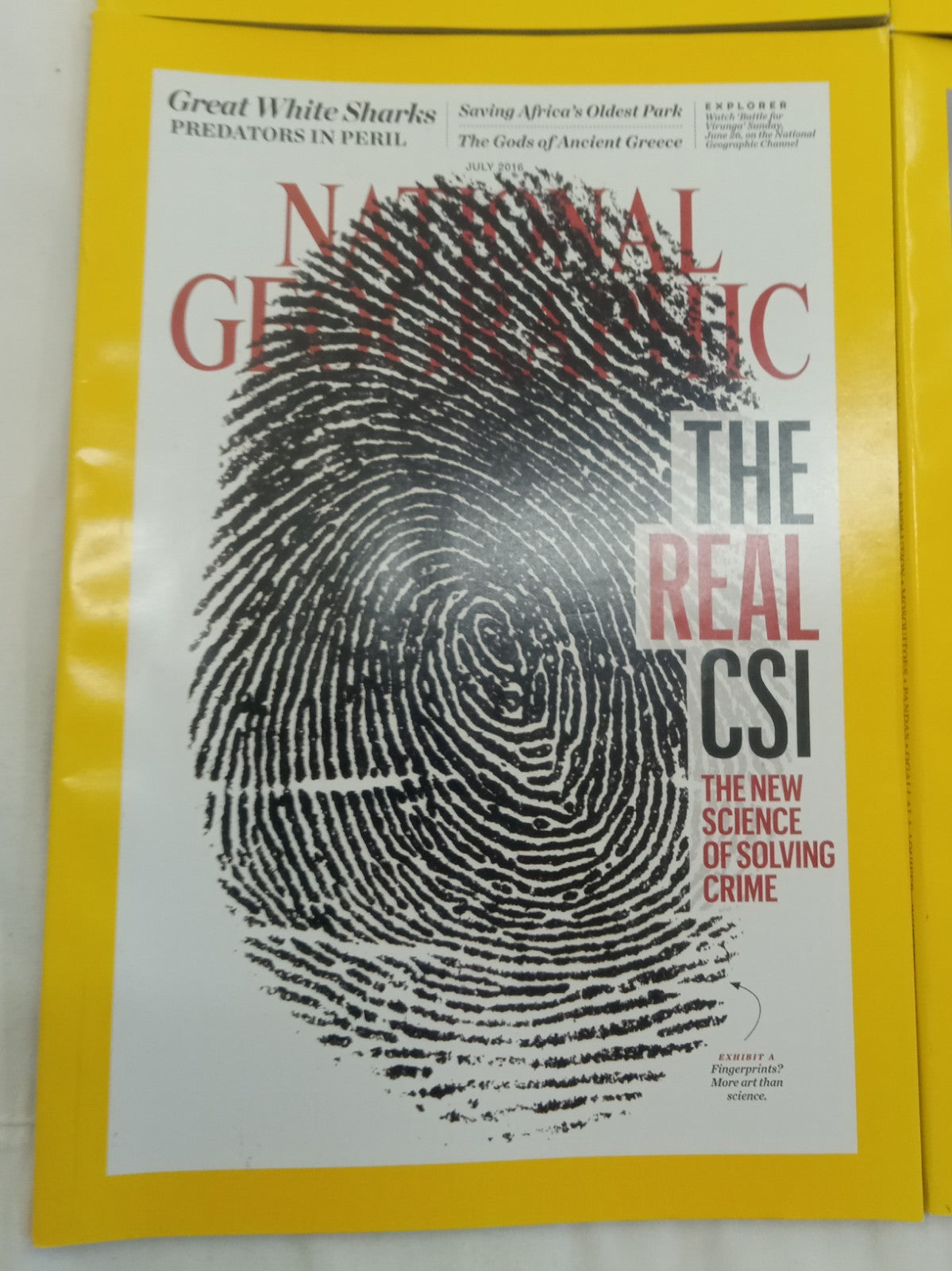 Nat Geo Magazines With Slipcover July To December 2016