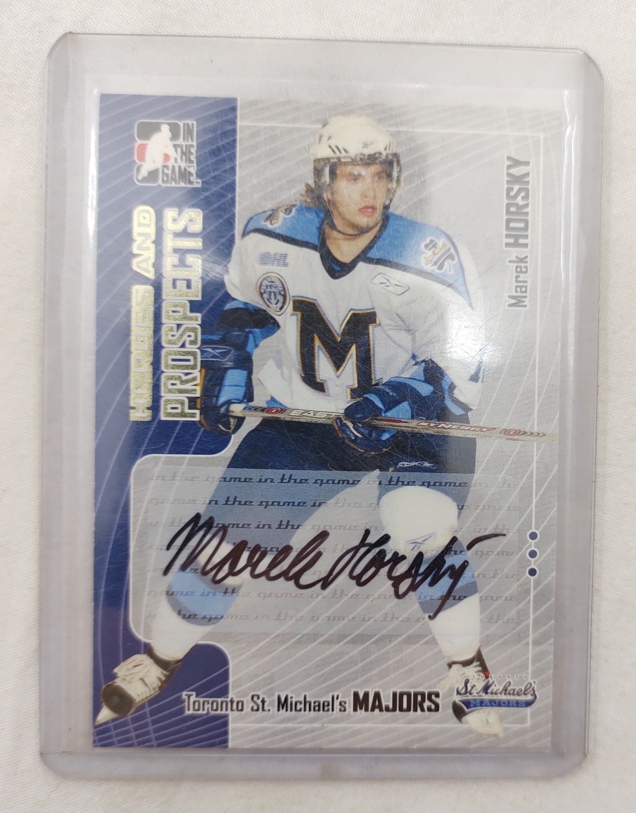 Marek Horsky Autograph ITG Heroes & Prospects A-MHO Signed Hockey