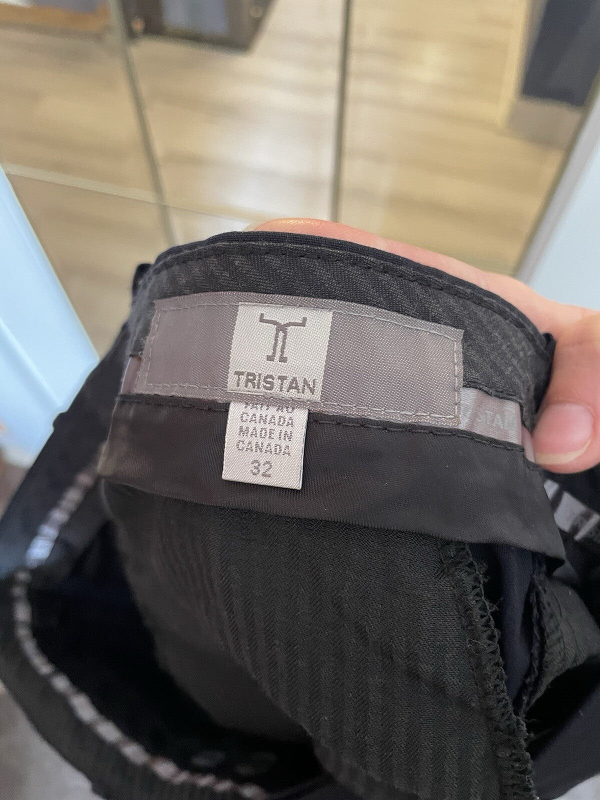 Tristan Black Dress Pants Women's Size 32 Tailored Trousers Formal Work