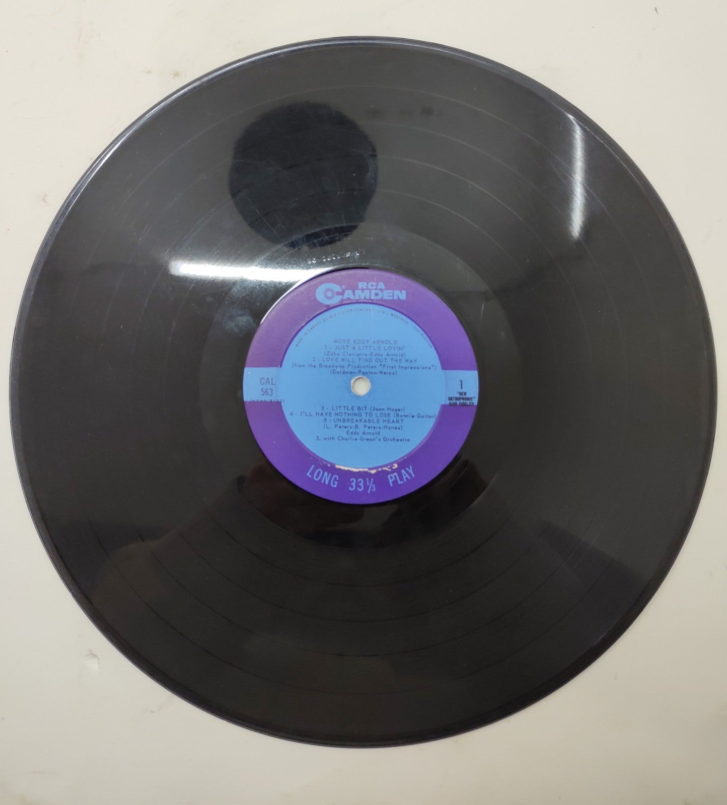 Eddy Arnold – More Eddy Arnold (1960) LP RCA Camden CAS-563(e) Stereo