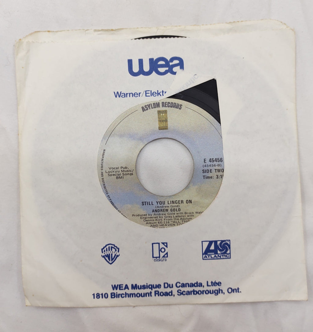 Andrew Gold – Still You Linger On 7” Asylum E-45456 Canada 1978