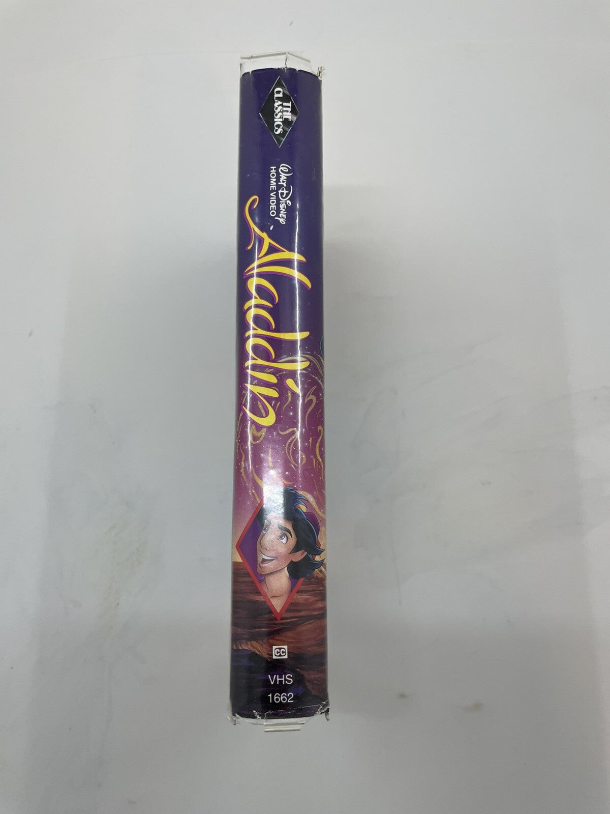 Disney Black Diamond VHS Aladdin 1993 Animated Classic OOP Tape