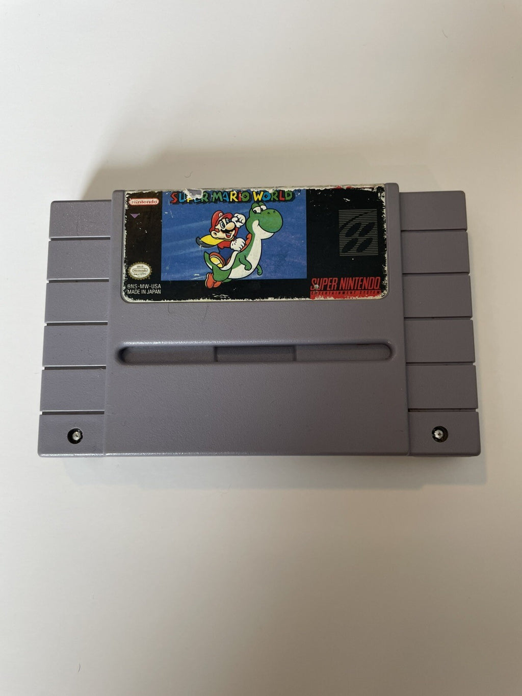 Super Mario World SNES Cartridge (1991) – Authentic Game Cartridge No Box