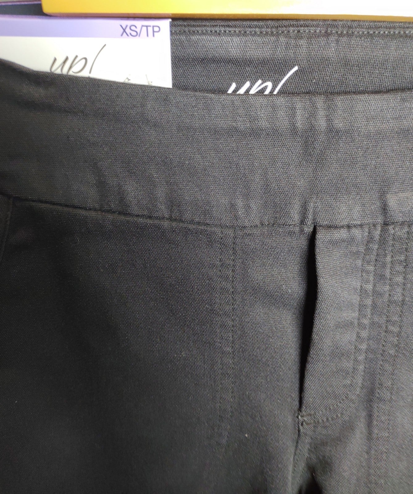 UP! Black Pull On Stretch Crop Pants NWT Women’s Comfortable Casual Wear