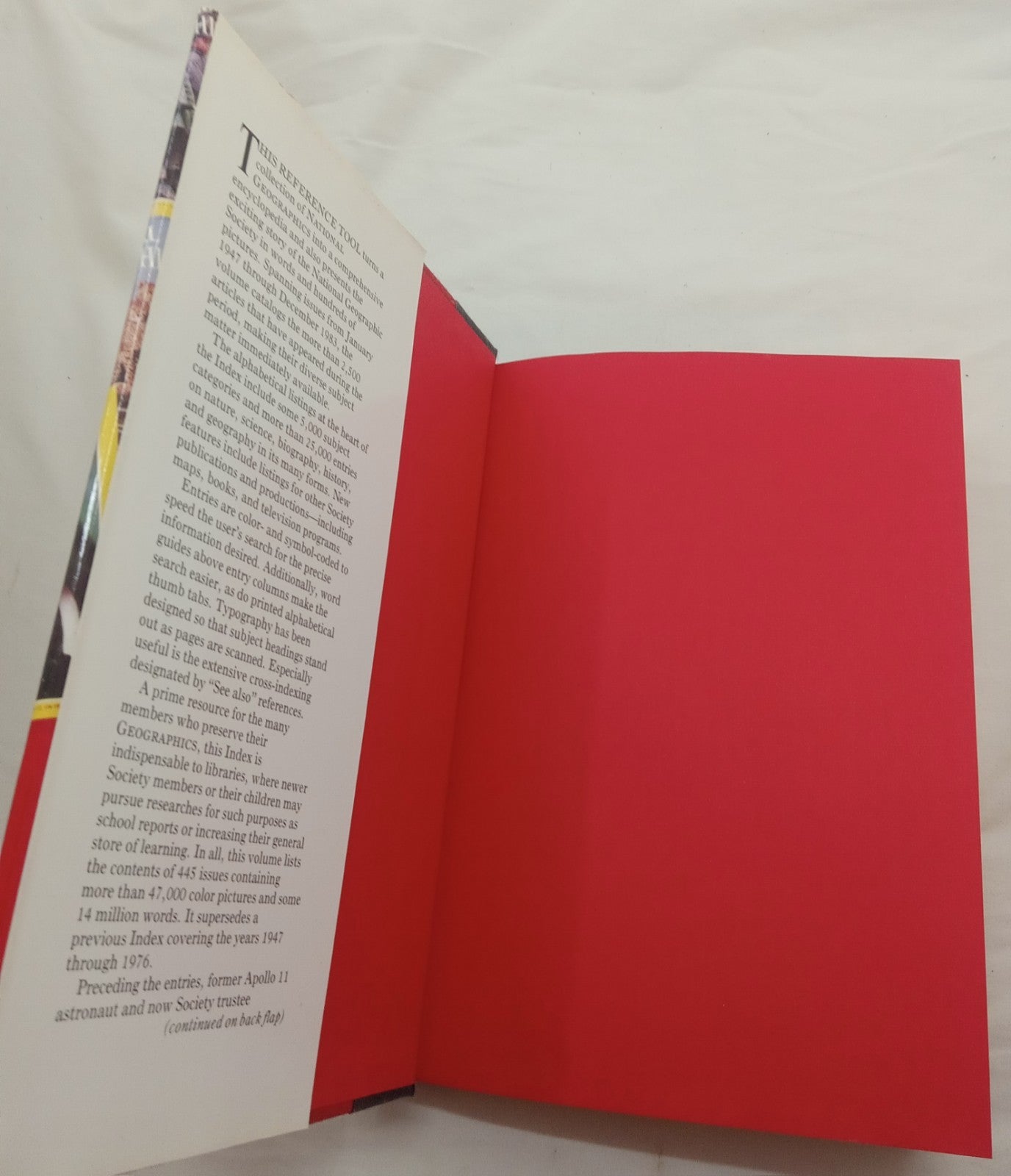 National Geographic Index 1947–1983 Hardcover Reference Guide History Rare