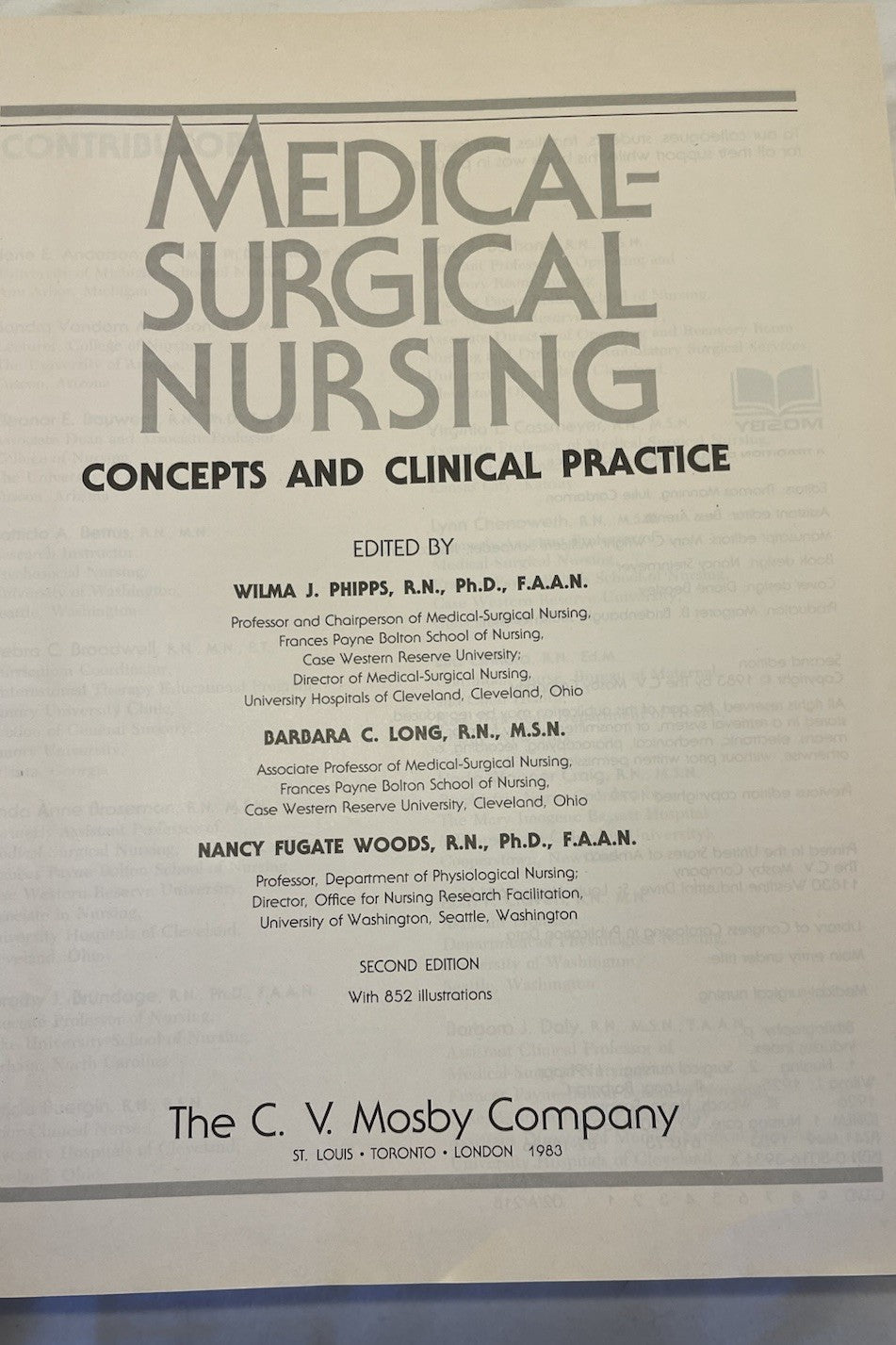 Medical Surgical Nursing HC 2nd Ed. Concepts Practice Textbook Nurse Med