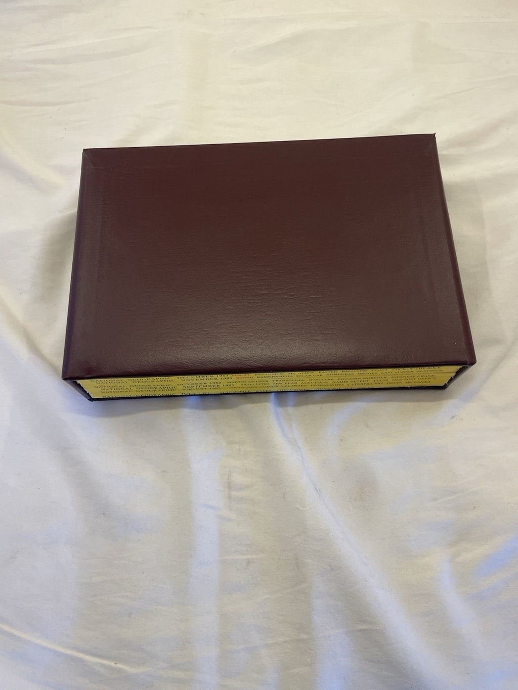 Nat Geo Mags Jul–Dec 1983 Vtg Slipcvr Wildlife Set Decor Atlas Nature