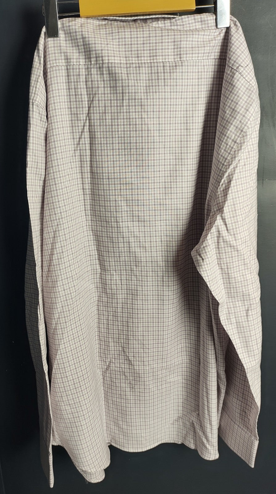 Banana Republic Men’s XXL Light Purple Check Dress Shirt Long Sleeve NWT