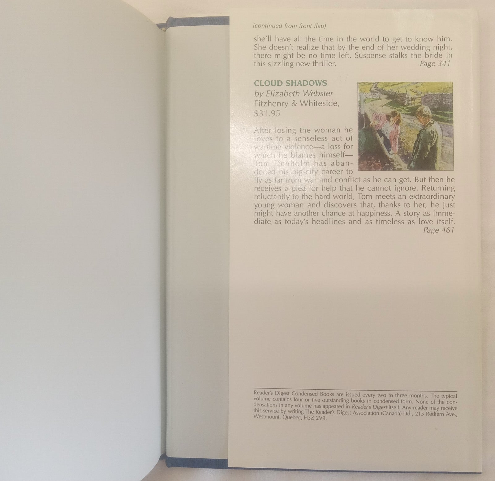 Readers Digest Select Editions Condensed Book First Edition Hardcover Book 1995