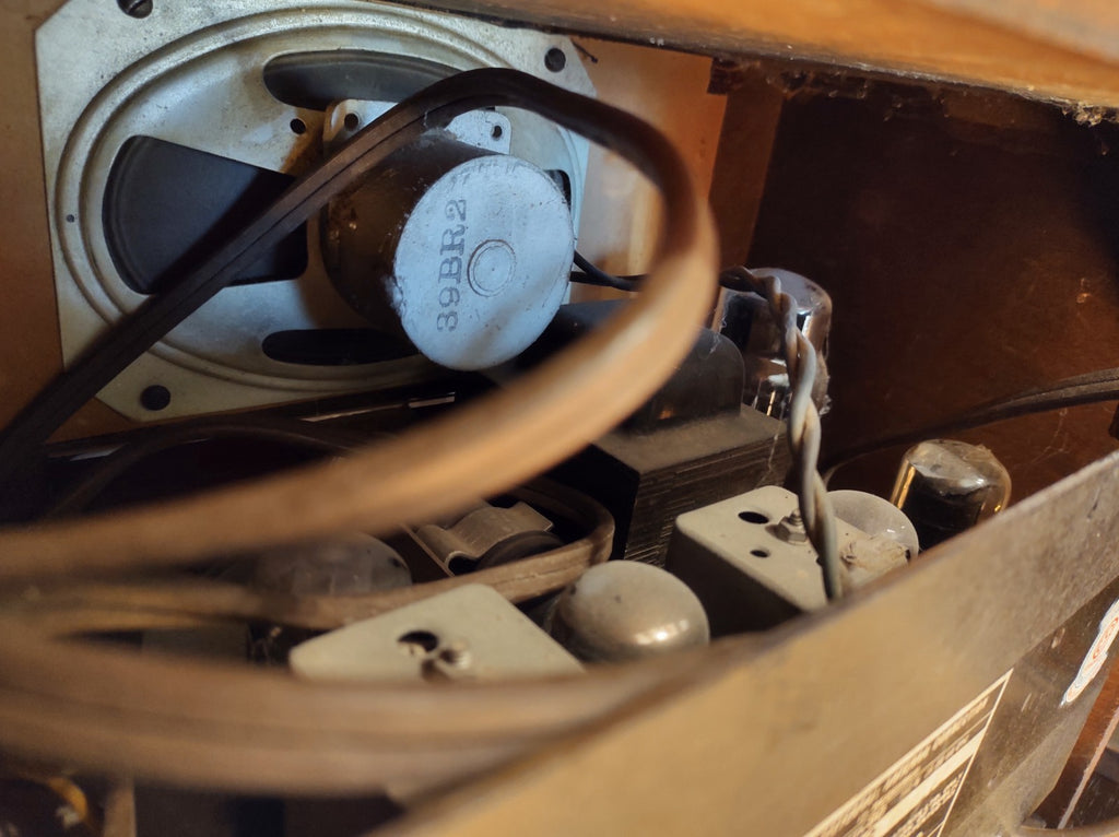 Sparton 6148 Viso-Glo AM/SW Tube Radio (1946) Expert Restored, Green Tuning Eye