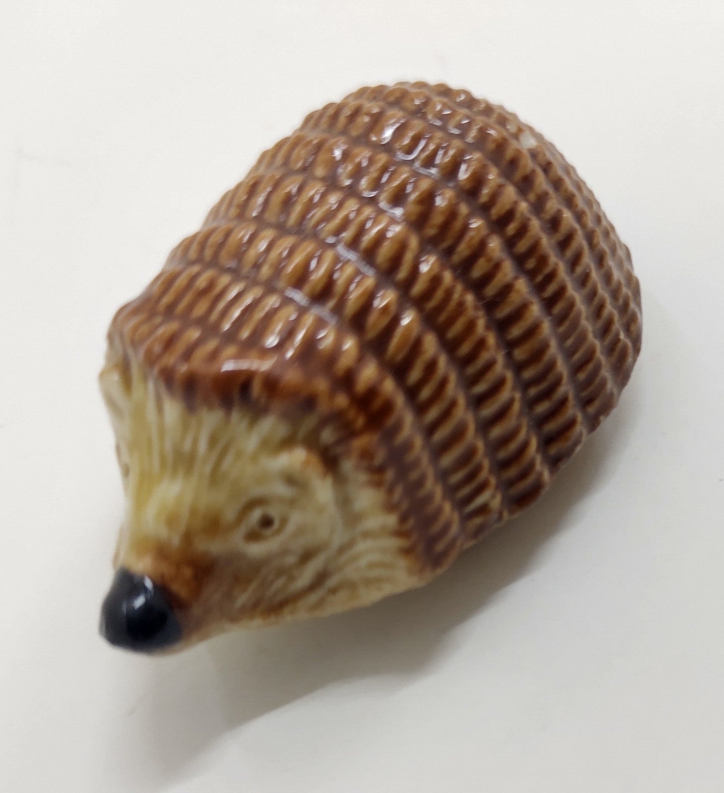 Wade Whimsies Hedgehog Mini Figurine England Vintage Ceramic Wade Animal