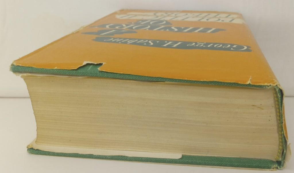 A History of Political Theory Sabine Hardcover Dust Jacket Academic Classic