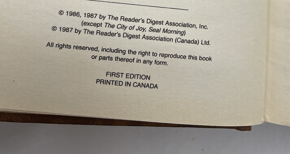 Reader’s Digest Condensed Books 1st Ed 1987 Leather Bound w/ Gilt Edges - NM