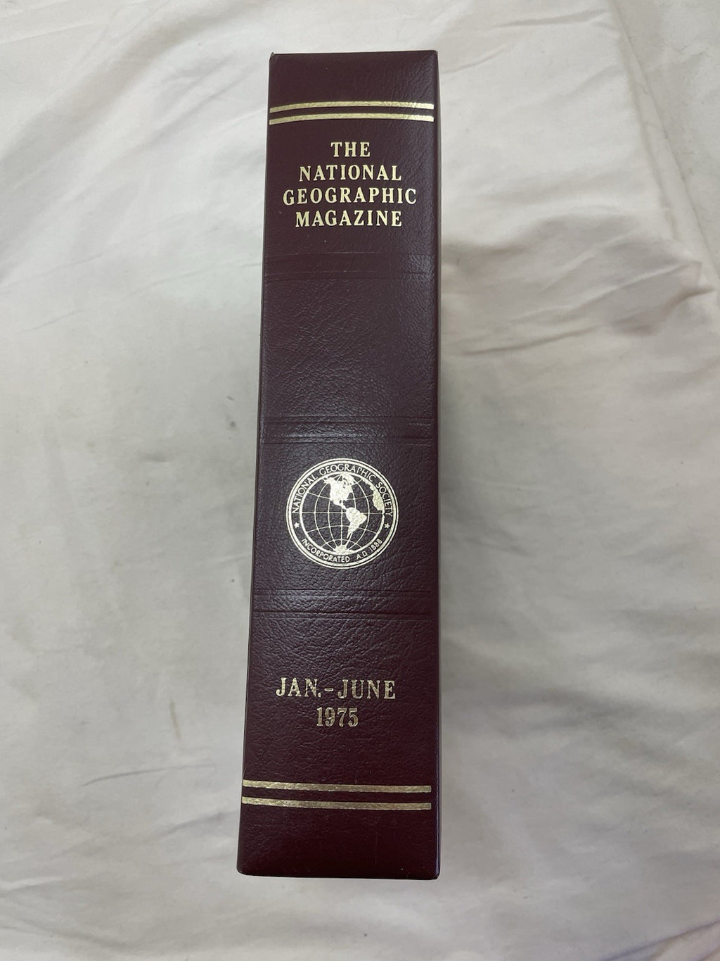 Nat Geo Mag Lot Jan–Jun 1975 Vtg Issues Set Slipcvr Earth Travel Geo