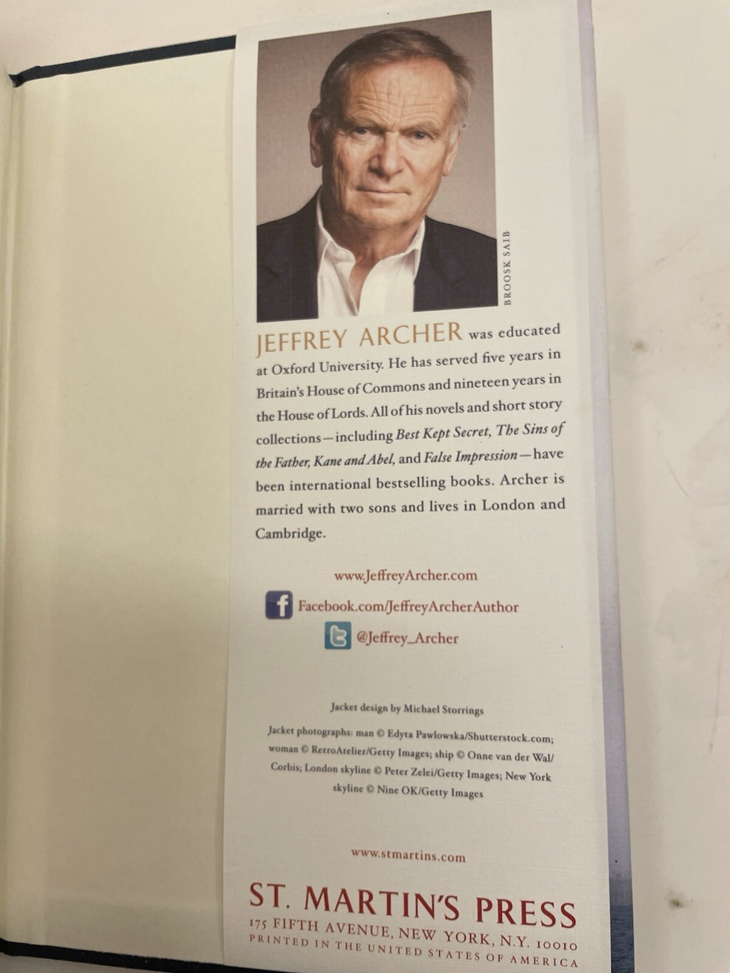 Be Careful What You Wish For by Jeffrey Archer – G+ Thriller Hardcover