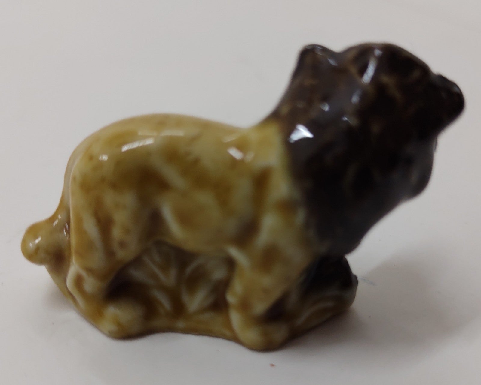 Vintage Wade England Lion Glazed Mini Figurine Ceramic Wade Whimsies