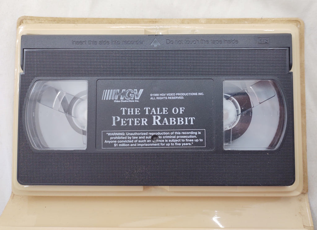 Beatrix Potter – Tale Of Peter Rabbit & Benjamin Bunny VHS HGV 1989 Canada