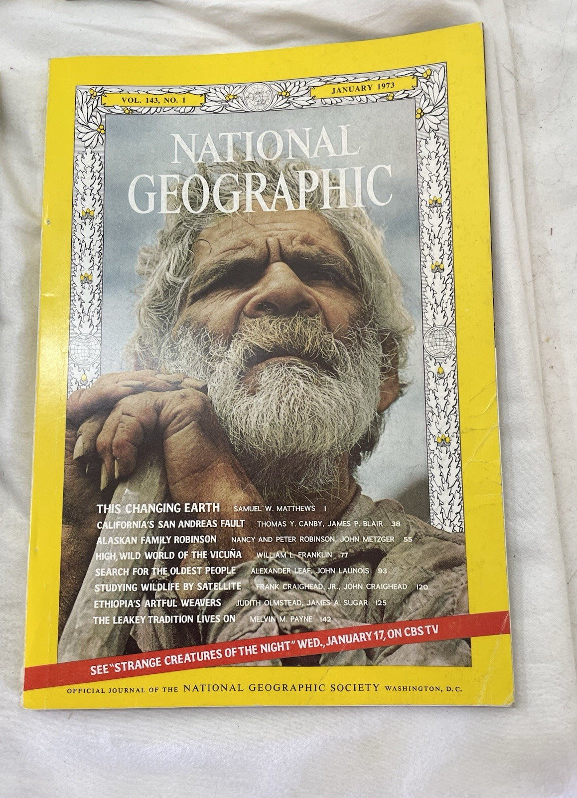 Vintage Nat Geo Jan–Jun 1973 Slipcover Set | Illustrated, Travel, Rare