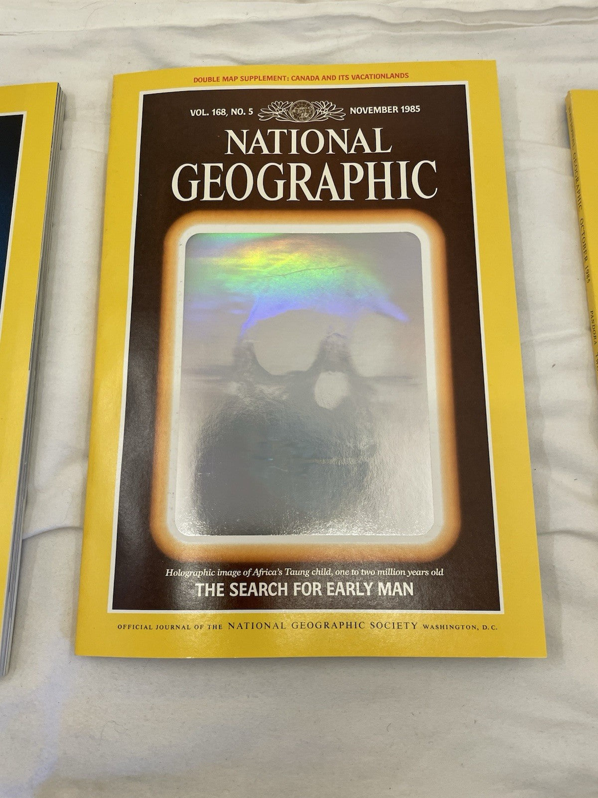 Nat Geo Mags Jul–Dec 1985 Set + Slipcvr Vtg Earth Wildlife World Atlas