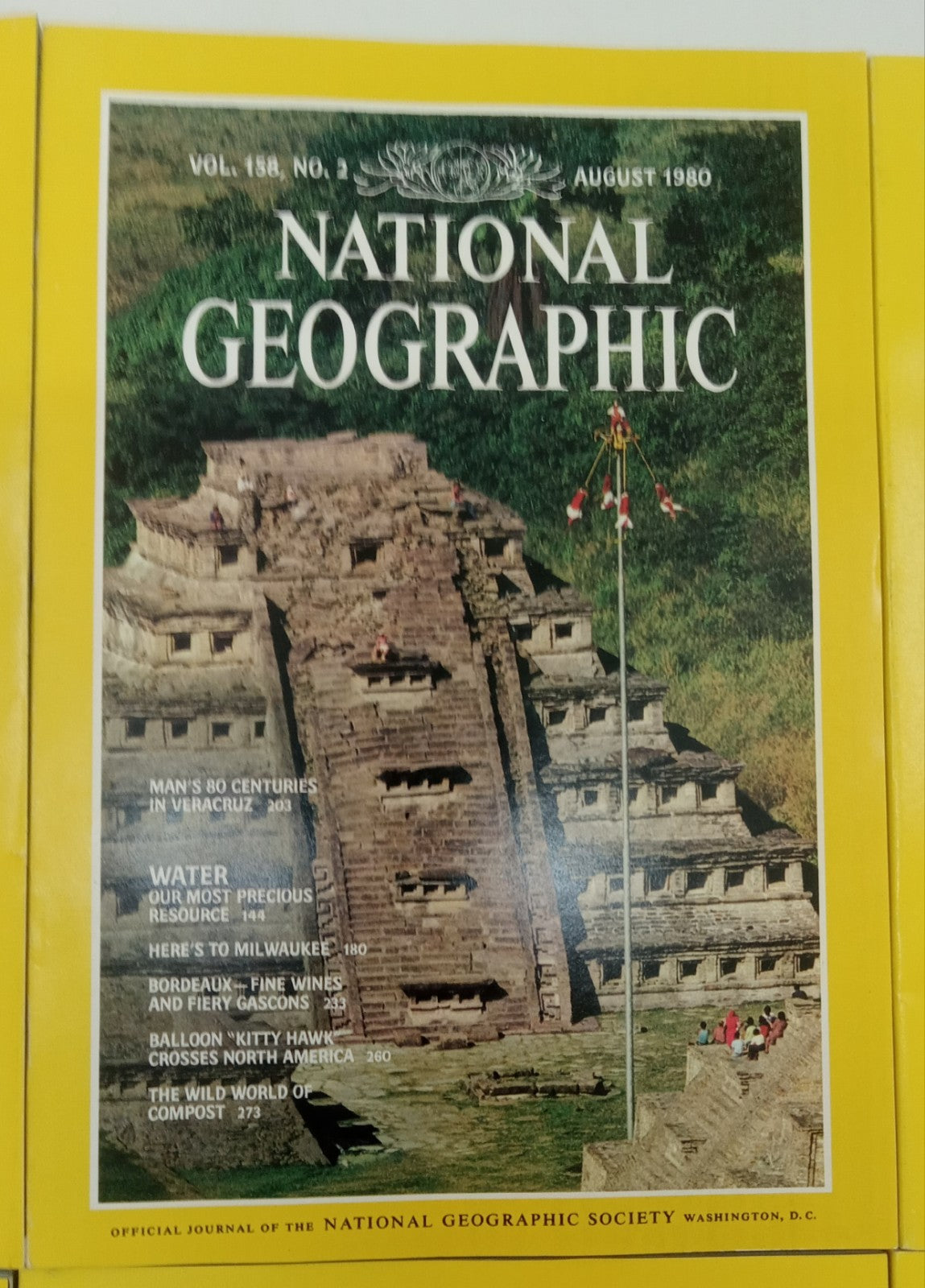National Geographic Jul–Dec 1980 | Vintage 6-Issue Set | VG+ w/ Slipcase