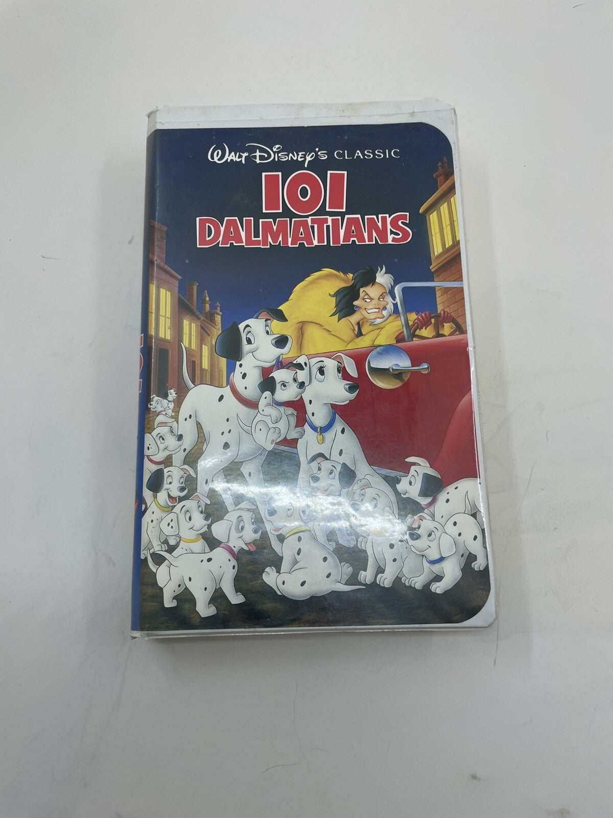 Disney VHS 101 Dalmatians 1992 Classic Animated Film Clamshell