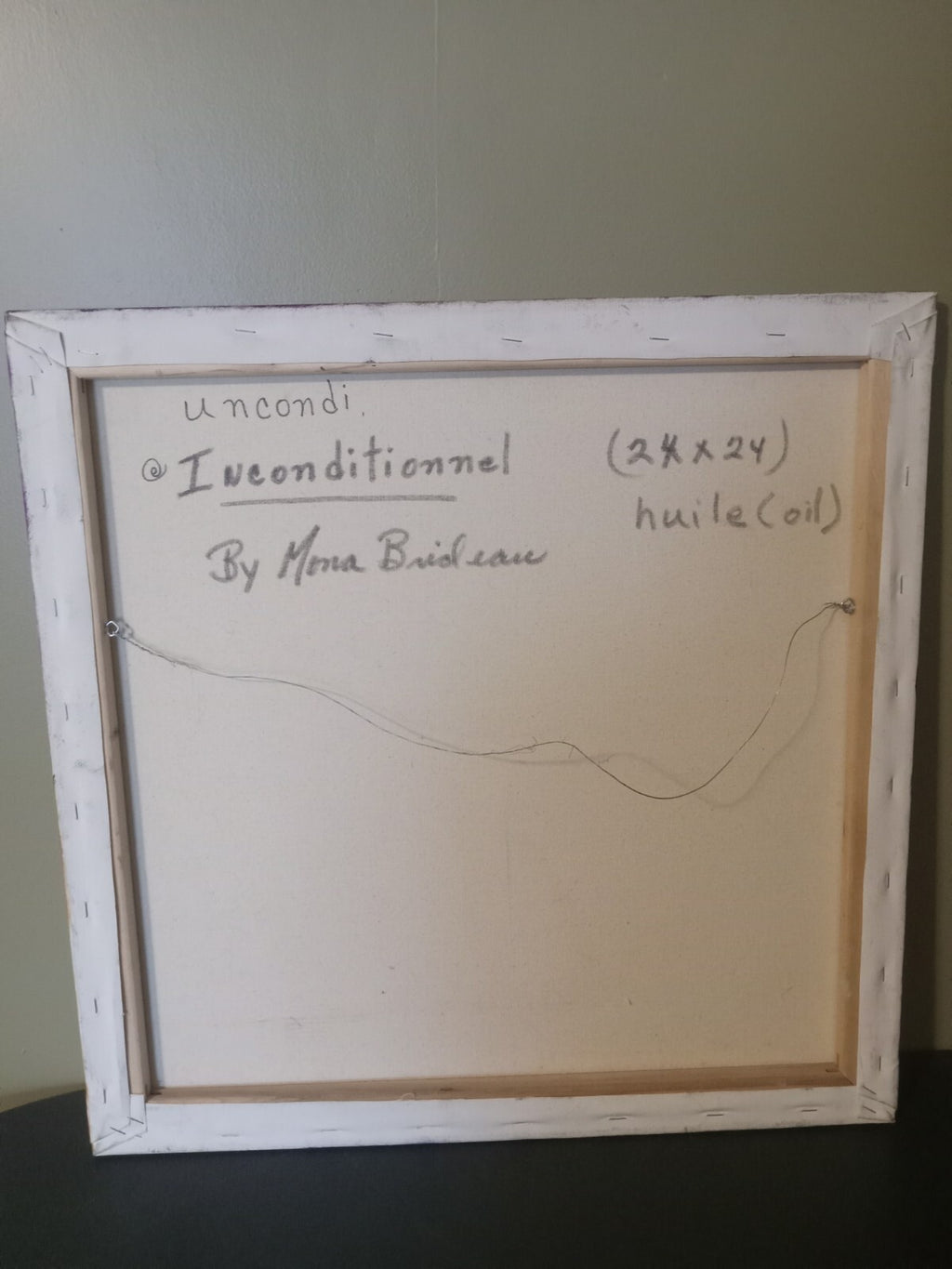 Large Portrait Figures Original Oil Painting – "Unconditional," Emotional Art