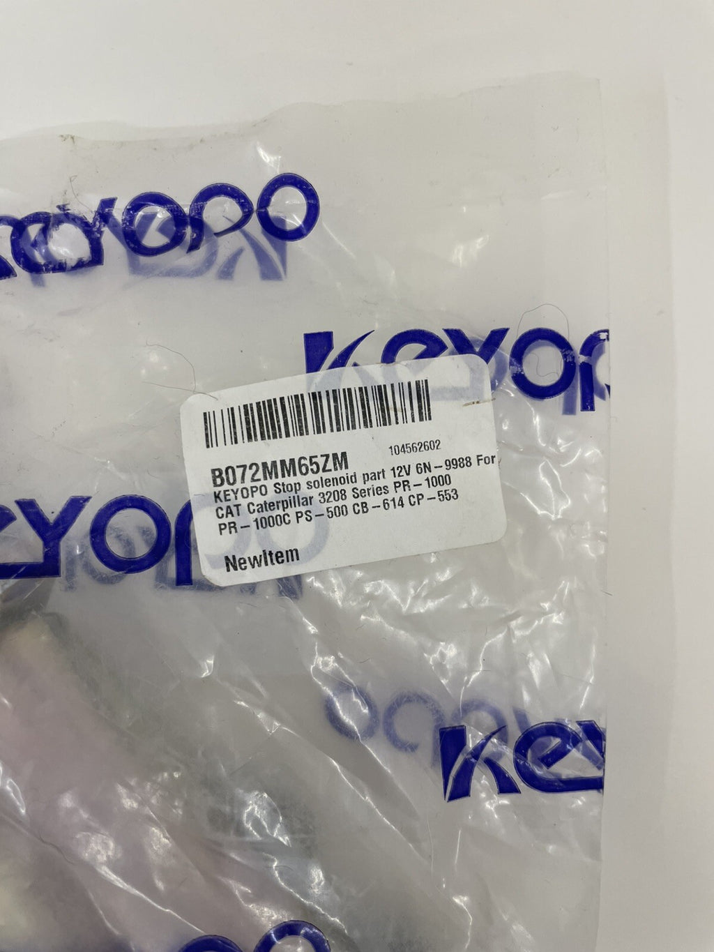 KEYOPO Stop Solenoid KEY4049 12V DC – Diesel Engine Fuel Shutdown Valve