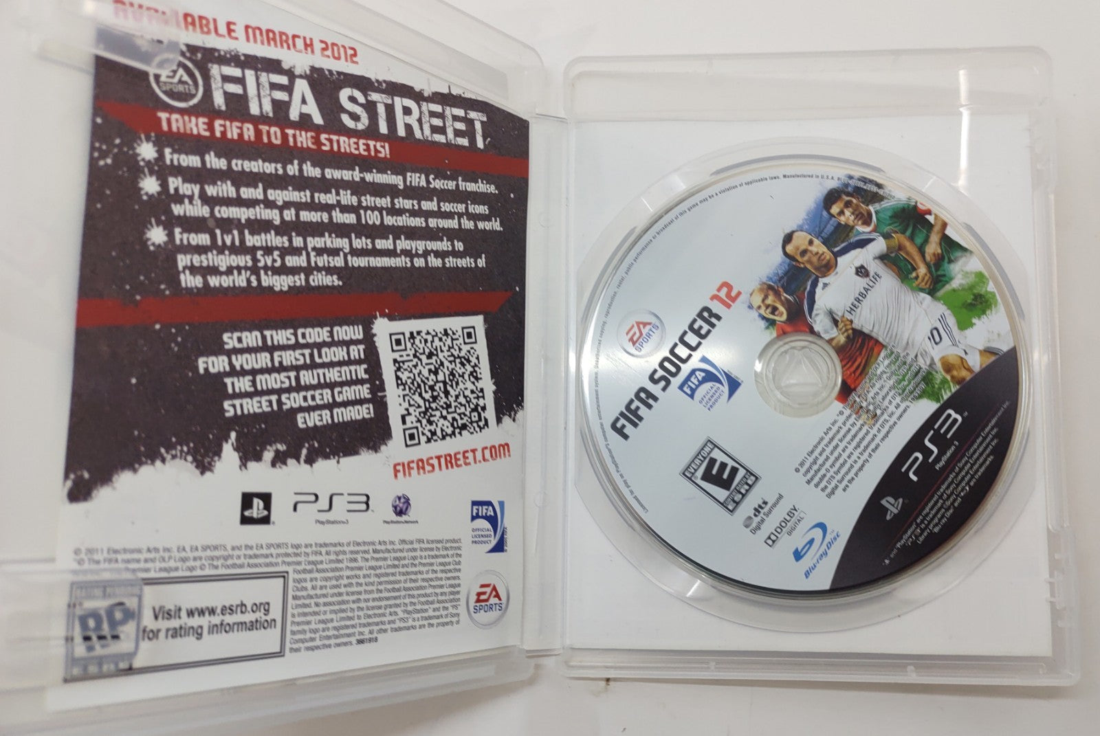 FIFA Soccer 12 (Sony PlayStation 3, 2011) PS3 Football Video Game