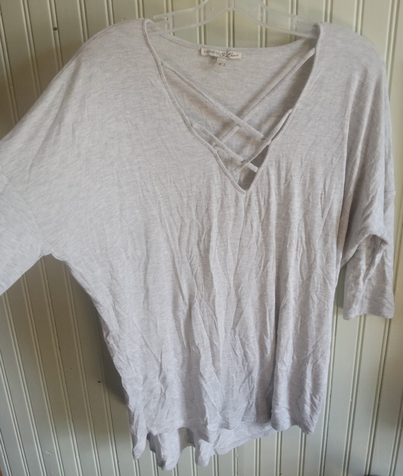 Express One Eleven Women's Long Sleeve Shirt – Size Large, Soft Top