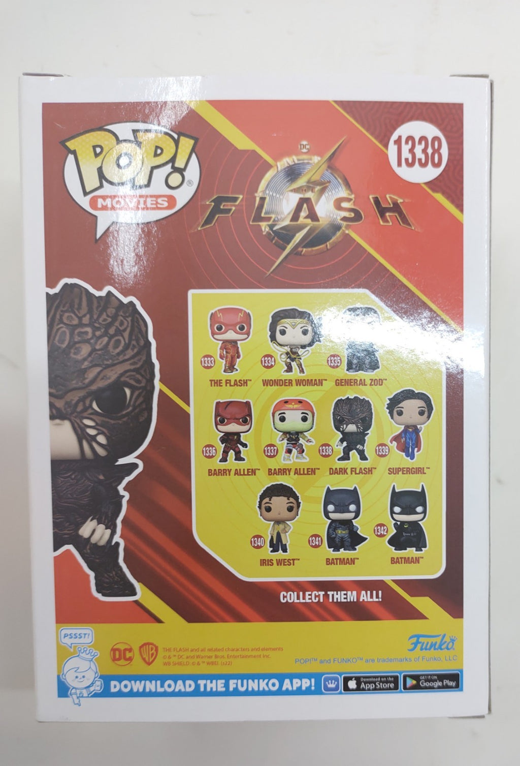 Funko Pop! DC The Flash Dark Flash #1338 Vinyl Figure New