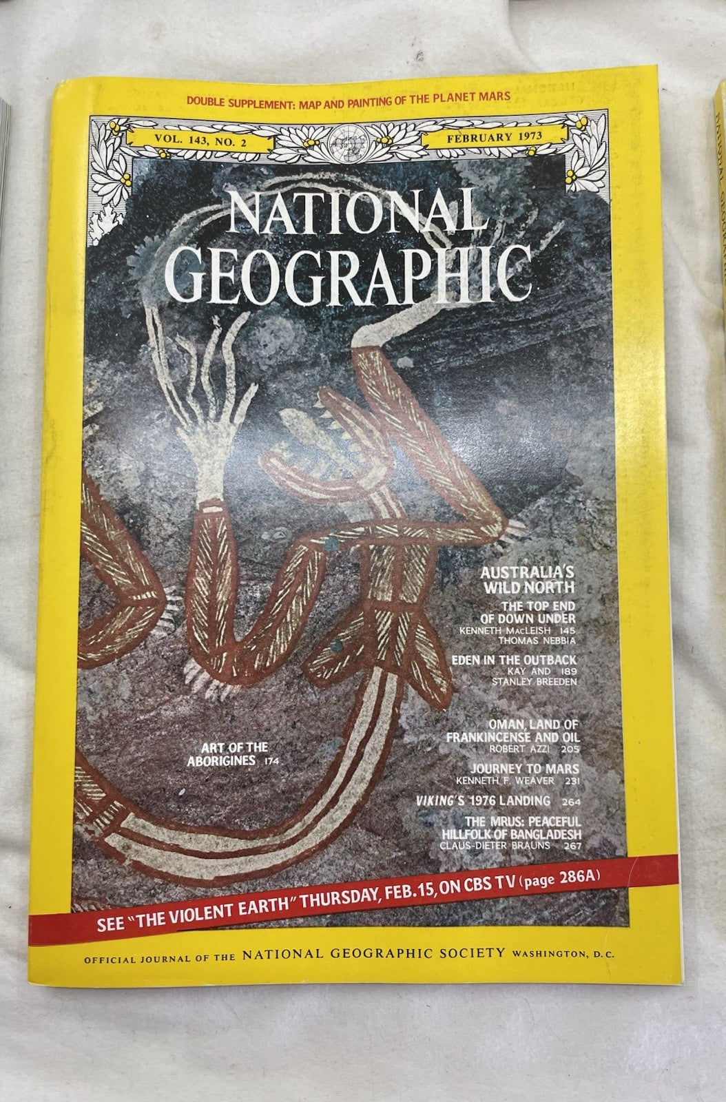 Vintage Nat Geo Jan–Jun 1973 Slipcover Set | Illustrated, Travel, Rare