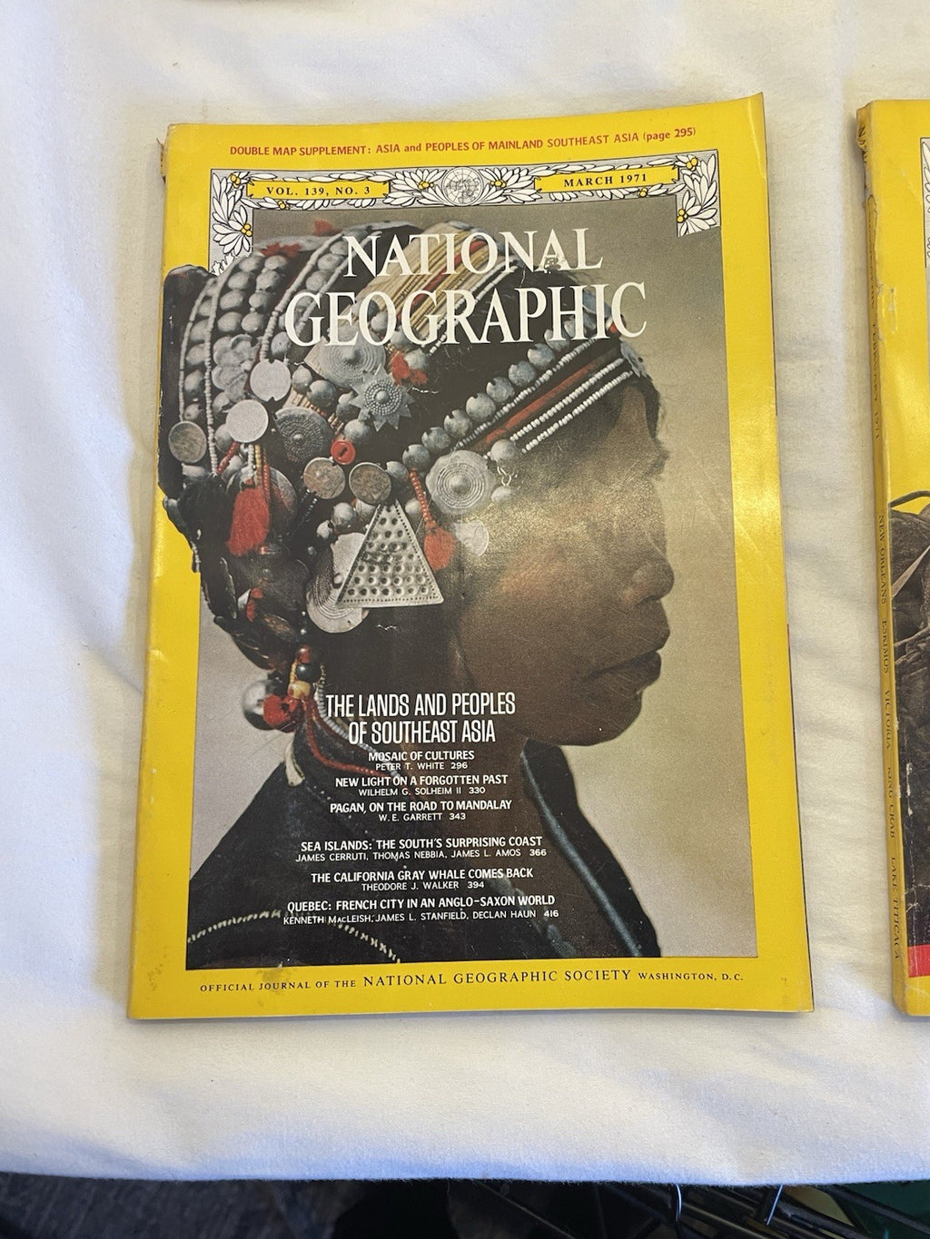 Nat Geo Mags Jan–Jun 1971 Vtg Lot Slipcvr Collect Wildlife Travel Earth